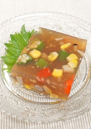 野菜の寒天寄せ-レシピのメイン写真