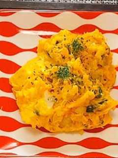 電子レンジ簡単!皮ごと!かぼちゃサラダ-レシピのメイン写真