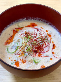 簡単!豆乳胡麻味噌の鶏団子スープ!鍋も◎-レシピのメイン写真