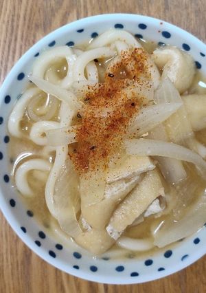 大分だんご汁風うどん-レシピのメイン写真