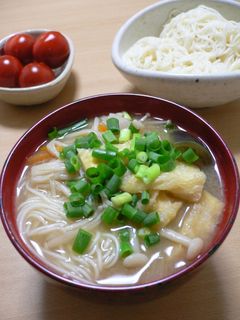 そうめん味噌汁-レシピのメイン写真