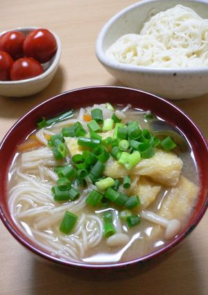 そうめん味噌汁-レシピのメイン写真
