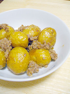 ころころ肉味噌新じゃが-レシピのメイン写真