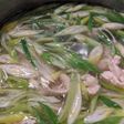 2品目、鶏うどん(冷凍鶏皮でも)