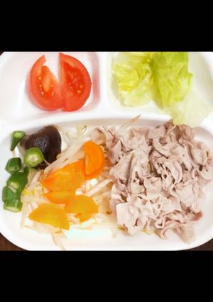 お野菜たっぷり豚肩しゃぶしゃぶ♡-レシピのメイン写真