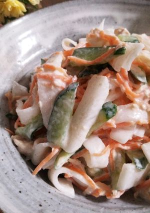 大根＆きゅうり＆にんじんツナサラダ-レシピのメイン写真