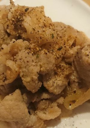 豚こま下味冷凍(ニンニク味噌醤油)-レシピのメイン写真