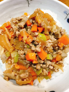 食感イロイロ★そぼろ丼-レシピのメイン写真