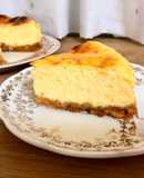 水切りヨーグルトのベイクドチーズケーキ