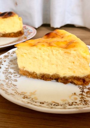 水切りヨーグルトのベイクドチーズケーキ-レシピのメイン写真