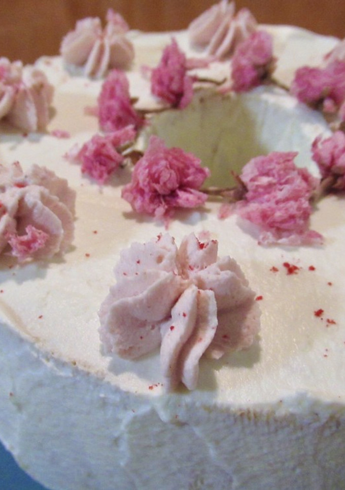 桜のシフォンケーキ-レシピのメイン写真