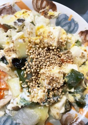 全てレンジ韓国海苔卵塩ダレチャンプル-レシピのメイン写真