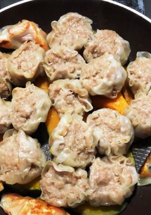 南瓜蒸し焼売-レシピのメイン写真