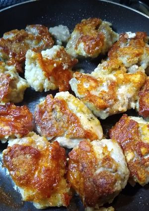 味付け粉付けもフライパンでパリパリチキン-レシピのメイン写真