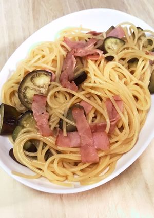 簡単激旨感動☆茄子とベーコンの和風パスタ-レシピのメイン写真