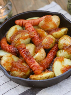 新じゃがとソーセージのオニオンソース炒め-レシピのメイン写真
