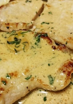青しそクリームソースのポークソテー-レシピのメイン写真