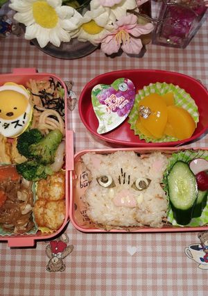 鬼滅の刃嘴平伊之助のキャラ弁-レシピのメイン写真