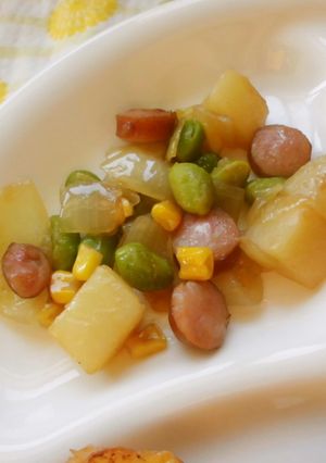お肉・お野菜・お豆のコンソメ煮♫-レシピのメイン写真