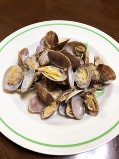 超簡単!あさり白だし蒸し-レシピのメイン写真