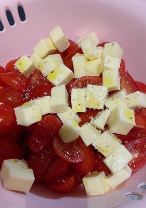 ミニトマト大量消費カプレーゼ-レシピのメイン写真