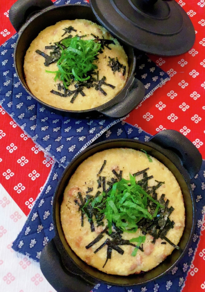 納豆とろろの鉄板焼き-レシピのメイン写真