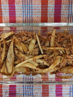 作り置き☆ごぼうと豚挽き肉の甘辛☆-レシピのメイン写真
