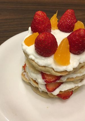 卵牛乳砂糖なし！1歳のバースデーケーキ-レシピのメイン写真