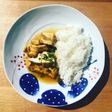 【ヘルシー】豆腐とお揚げのスパイスカレー