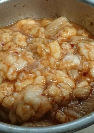 ピリッと美味しいてっちゃんの味付け♪-レシピのメイン写真