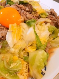 牛肉とキャベツの肉味噌ピリ辛炒め♡-レシピのメイン写真