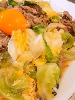 牛肉とキャベツの肉味噌ピリ辛炒め♡-レシピのメイン写真