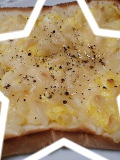 スクランブルエッグトースト♪-レシピのメイン写真