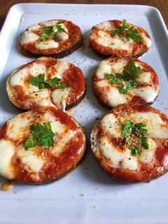 ナスのオーブン焼きミニピッツァ風-レシピのメイン写真