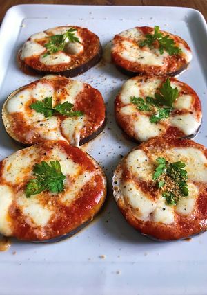 ナスのオーブン焼きミニピッツァ風-レシピのメイン写真