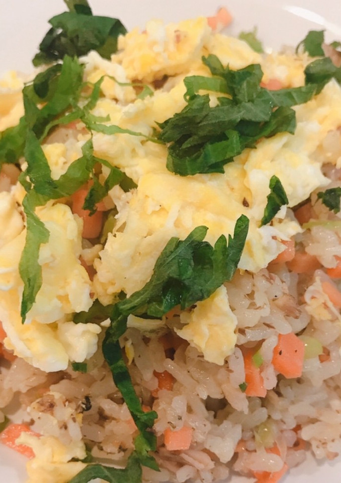 鯖と紫蘇の炒飯-レシピのメイン写真