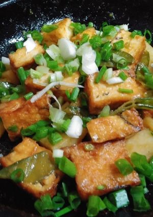 厚揚げ豆腐じゃがいも味噌マヨ炒め(簡単)-レシピのメイン写真