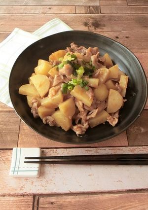 レンジ★豚肉とじゃが芋のオイスター炒め-レシピのメイン写真