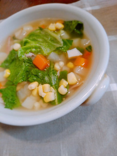スープにレタス~春野菜バージョン***-レシピのメイン写真