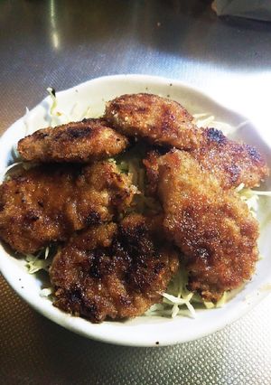 簡単美味しい フライパンでソースカツ丼-レシピのメイン写真