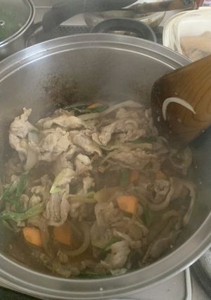 超簡単バター鍋焼肉　　-レシピのメイン写真
