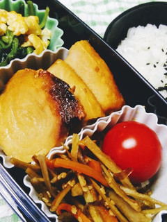 メカジキ照り焼きのお弁当-レシピのメイン写真