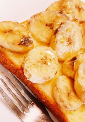 子供でもできる！朝食に！バナナトースト-レシピのメイン写真