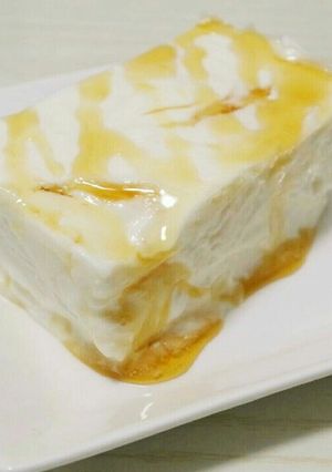 ヨーグルト大量消費!!レアチーズケーキ風-レシピのメイン写真