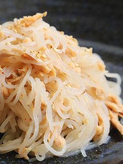 こんにゃく麺のきんぴら炒め。防災にも-レシピのメイン写真