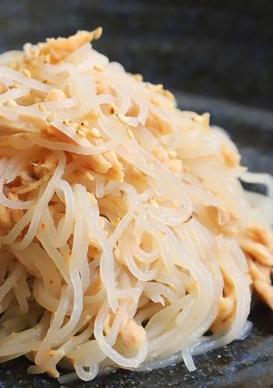 こんにゃく麺のきんぴら炒め。防災にも-レシピのメイン写真