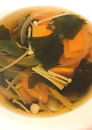 【学校給食】わかめスープ-レシピのメイン写真
