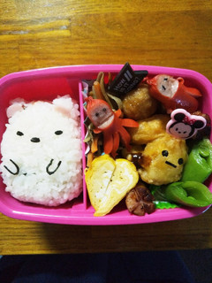 今日のキャラ弁(シロクマすみっこぐらし)-レシピのメイン写真