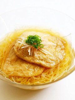 暑い日に☆こんにゃく麺で冷やしきつね☆-レシピのメイン写真