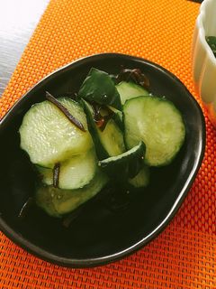 きゅうりの塩昆布漬け-レシピのメイン写真